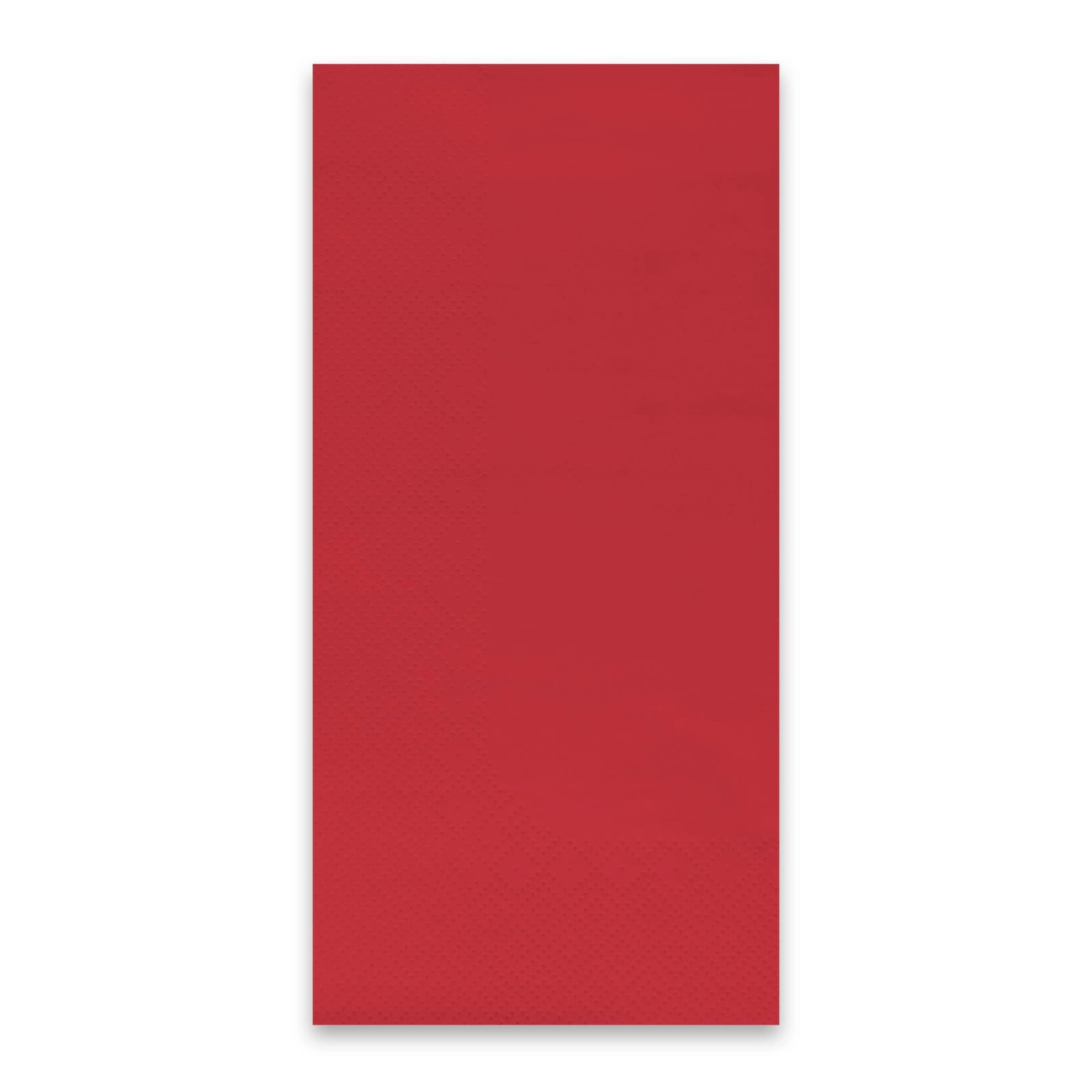 AG-123-8 Servietten 40 x 40 cm, rot, 3-lagig, 1/8-Buchfalz, 8 x 200 Stück