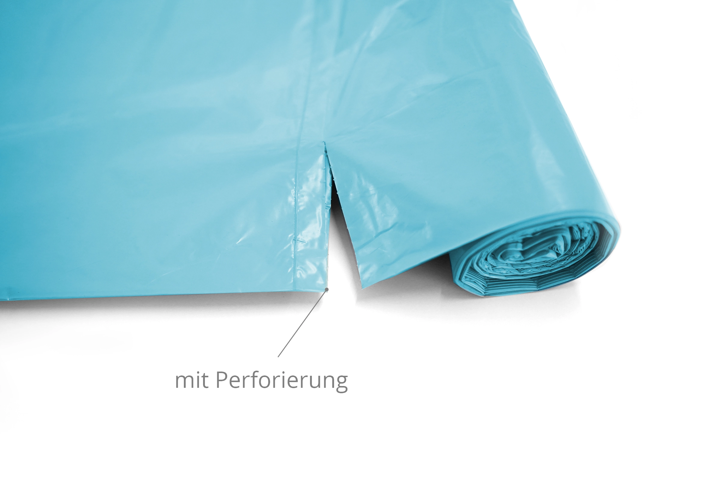 HP-99312 LDPE-Regenerat Müllsäcke, blau, 120 l, Typ 70, 700 x 1.100 mm, 250 Stück