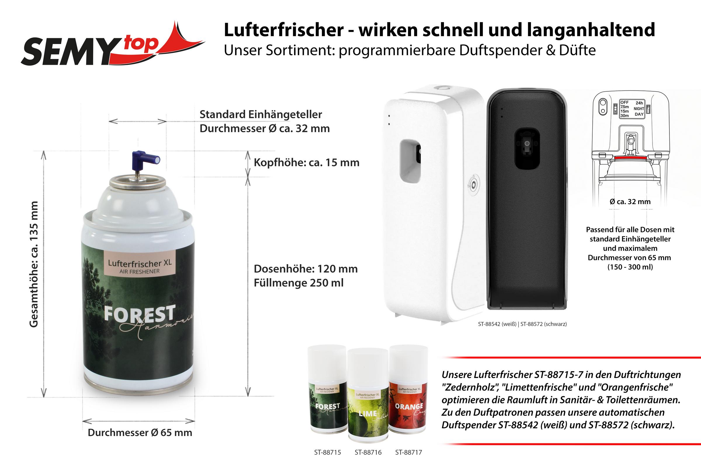 ST-88715 Lufterfrischer XL "Forest Harmonies", 12 x 250 ml